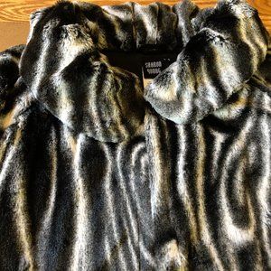 Sharon Young Short Evening Jacket Faux Fur